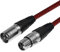 FURUI XLR Cable 25ft 2Pack Male to Female, Microphone XLR Cable 3 Pin Nylon Braided Balanced XLR Cable Mic DMX Cable Patch Cords with Oxygen-Free Copper Conductors