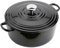 BK Cookware Cocotte en Fonte Émaillée avec Couvercle, adapté à tous les types de cuisinières, induction et four, 28cm / 6.7L, Noir de Jais