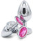 Analplug Set Premium 3 Größen Buttplugs aus Metall, Komfortabel & Sicher, Analspielzeuge für Männer und Frauen, Hygienisches Anal Toy, Erlebnis für Anfänger & Fortgeschrittene Rosa Farbe