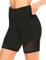 JOYSPELS Kurze Sporthose Damen, Radlerhose Damen Kurz Laufhose Leggings Sport Biker Running Yoga Fitness Shorts Schwarz XL