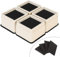Uping Rehausseur Pieds de Lit Rehausseurs Meuble, Augmenter Hauteur Réglable de 7,3CM ou 14,6CM