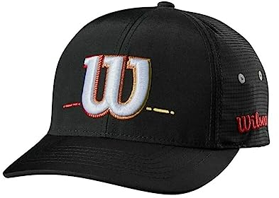 Wilson Men's Cap with a Visor, Black, L/XL