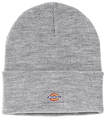 Dickies Herren Acrylic Cuffed Beanie-Mütze, Meliert, grau, Einheitsgröße