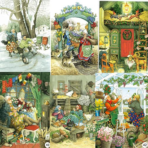 Inge Look Postkarten set 7 (jetzt 37-42) Größe: 10,5x15 cm,Set mit 6 Karten