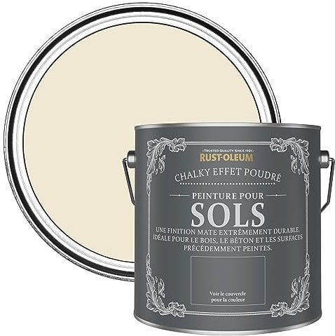 Rust-Oleum White Scratch-Resistant Floor Paint in Matt Finish - Quarry Lime 2.5L