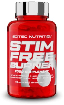 Scitec Nutrition Stim Free Burner Complément alimentaire à base de L-carnitine, de CLA, de HCA, de choline, d’acides aminés avec des vitamines, des mineraux, 90 capsules