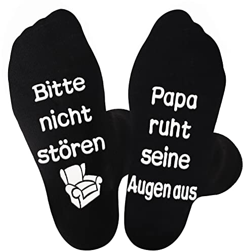 Jeasona Vatertagsgeschenk für Papa Socken 43-46 Geschenke für Papa zum Geburtstag von Tochter Weihnachten Vatertag Geschenk für Papa Der Alles Hat Weihnachtsgeschenke