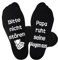 Jeasona Vatertagsgeschenk für Papa Socken 43-46 Geschenke für Papa zum Geburtstag von Tochter Weihnachten Vatertag Geschenk für Papa Der Alles Hat Weihnachtsgeschenke