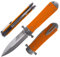Firebird GANZO Adimanti Samson-OR Klappbares Taschenmesser, D2-Stahlklinge, G10-Anti-Rutsch-Griff mit Clip, Jagd, Angeln, Camping, Outdoor, Flipper, EDC-Taschenmesser (Orange)