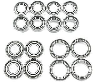 Zubehör für Fernbedienungen 16-teiliger Lagersatz for Tamiya TT02 Kompletter Kugellagersatz for Kugellager TT 02