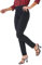 Roman Originals Jeggings for Women UK Jean Ladies Stretchy Trousers Denim Leggings High Waist Rise Pull On Skinny Straight Leg Cotton Pants Smart Casual - Petite Jet Black (28 inch) - Size 18