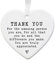 Ceramic Thank You Keepsake Gift Sentimental Gift For Best Friend | Mentor | Family | Female Gift For Her | Friendship Present | To Say Thanks | Teacher | Teaching Assistant
