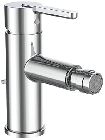 Laufen Lua Bidetmischer, Ausladung 110mm, mit Ablaufventil, chrom, H3410810041141