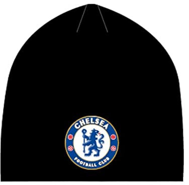 Chelsea FC Strickmütze, Schwarz , One size