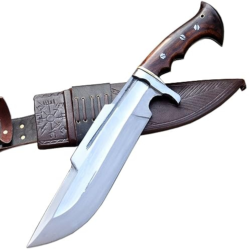 THE NEPAL 30 cm lange Klinge Viking Bowie-Nordic Bowie-Echt funktionierendes Bowiemesser- großes Messer-geschärft-gebrauchsfertig