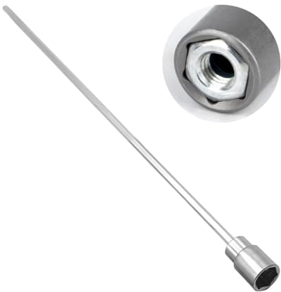 JNNJ Clé Douille Hexagonale pour Caravane, Adaptateur Douille Hexagonale pour Caravane, Rallonge pour Tournevis sans Fil avec Écrou, pour Caravane et Camping-Car, Accessoires Universels pour Camping