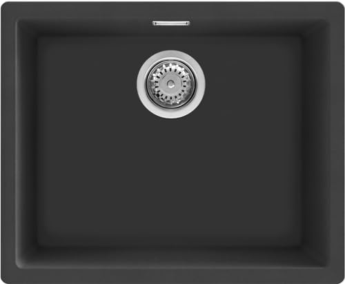 SMEG VZP56N QUADRA Spülbecken, Black