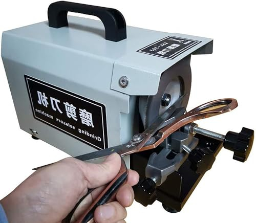 HLGKBY Aiguiseur de Ciseaux Professionnel, affûteur électrique, Outil de Cuisine Multifonctionnel, Largeur d'affûtage maximale 50 mm, Vitesse de Roue 2800 TR/Min, pour aiguiser Les cisailles