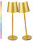Faithorse Cordless Table Lamp 2 Pack, 5200mAh Battery Operated Table Lamps IP54 Waterproof Desk Lamp with RGB Color Changing Rechargeable Night Light Touch Control Bedside Lamp for Bedroom(Gold)