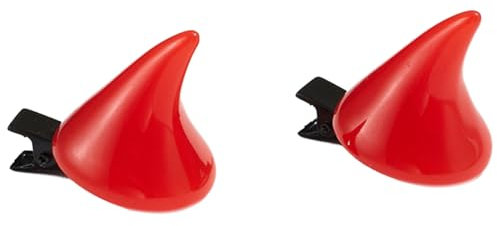 PURPLELILY Horn Haarspangen Teufelshorn Haarspangen Rutschfest Kopfschmuck Foto Requisiten Verkleidung Halloween Cosplay Zubehör Maskerade Zubehör, a