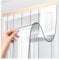 Streifenvorhang Türvorhang Transparent PVC Streifenvorhänge Balkontür Vorhang Länge 180cm - 300cm Dicke 1,3mm - 3,3mm Winddicht Wasserdicht PVC-Streifen Stallvorhang(Color:Dicke 1.7mm,Size:5pcs 15x180
