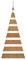 Floranica Weihnachtsdeko Hängender Weihnachtsbaum 100 cm hoch Lärchenholz Wanddekoration zum Hängen Weihnachten Wand Deko Holzweihnachtsbaum Winterdeko Tannenbaum zum Aufhängen