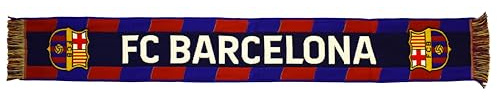 FC Barcelona Lizenzierter Schal Barça – Loom Nr. 48 – 140 x 20 cm