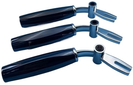 3 in 1 Metallgriffe Ersatzteile Handhebel, kompatibel mit MQL Softeismaschinen Armaturen Ersatzteile tiefblaue Farbe