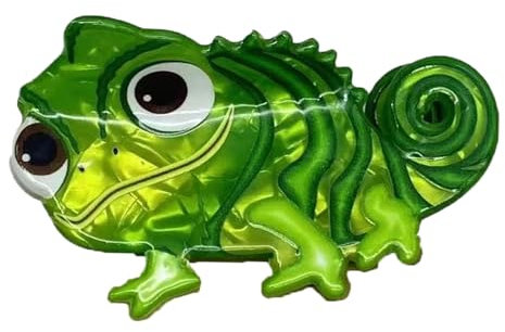 Cartoon- -Haarklammer, rutschfest, starker Halt, Pferdeschwanz-Halter für dickes oder dünnes Haar, Fleece-Greifer, Zubehör für Outdoor-Aktivitäten, Schule, 7,9 x 4,9 cm