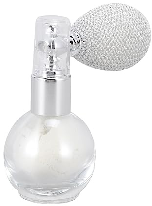 FONDOTIN Highlighter Puder Sprühgerät Mit Glitzereffekt Hochglanz Pulversprayer Für Gesicht Körper Haare Parfümfreies Mineralpulver Spray Ölfrei Talkumfrei Kompatibel Mit Sprühflaschen Für
