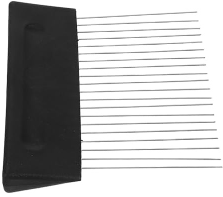 DIYEAH Edelstahl Strukturkamm FüR Heimdekoration Metallkamm Mit PräZisen ZäHnen FüR WandköRnung Und Trockenbau 13X11X1.5Cm KüNstlerkamm FüR Texturierte Wandgestaltung