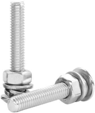 Juego De 2-5 Tornillos, Tuerca Arandela M8 M6, Tornillo Combinación Setas Phillips Acero Inoxidable