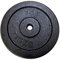 FIT4HOME Cast Iron Weight Plates 2 x 15kg Strength Training Plates for Dumbbells & Barbells Weightlifting Fitness Workout Disk Wheel Home Gym Equipment (Black)