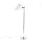 Stehlampe Wohnzimmer Modern EMPETRUM Chrom Weiß Edelstahl Bauhaus Design E27 groß H:184 cm Leselampe