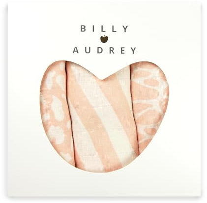 Billy loves Audrey Dreierpack Musselin Mulltücher | urban Safari