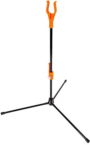 Amagogo Recurve-Bogenständer, Bogenständer, Bogenstativ, Bogenschießen, Zubehör für Compound-Bogen, Langbogen, Takedown-Bogen, Orange