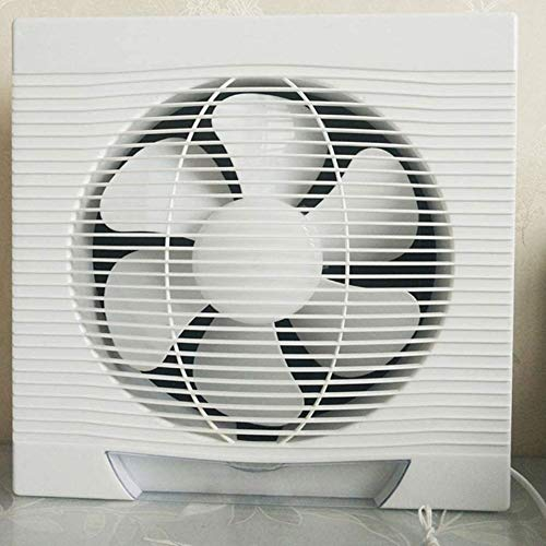 FAZENHUA Extractor silencioso, ventilador de escape para hogar, Hotel, ventanas de vidrio, colgar en la pared, cocina, baño, inodoro, ventilación, rejilla de ventilador de escape