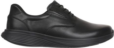 MBT SF-100 Zapatos Casual para Hombre de Estilo clásico. Zatatos fisiológicos y Cómodos. Máximo Confort y Estabilidad con Suela balancín. Zapatos Casual con Cordón. Color Negro