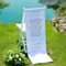 Personalisierte Hochzeit Denkmal reservierte Banner, reservierte Sitzbretter Hochzeit in liebevoller Erinnerung, personalisierte Stoff Baumwolle Leinen Hochzeit Gedenkstuhl Zeichen,