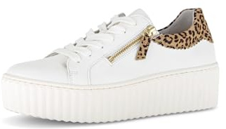 Gabor Damen Low-Top Sneaker, Frauen Halbschuhe, Best Fitting, Latte (20), 39 EU / 6 UK