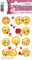 HERMA 15408 Aufkleber Smiley klein groß, 12 Stück, Belohnung Sticker aus Seide Stoff mit Emoji Gesicht Motiv, Kinder Etiketten für Valentinstag Liebe Fotoalbum Scrapbooking Geburtstag Deko Briefe