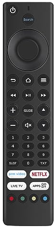 VINABTY Replaced IR Remote RM-C3253 Fit for JVC TV Edition Smart 4K Ultra HD LED TV LT-55CF810 LT-50CF810 LT-43CF810, NO Voice Func