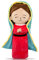 Firecos Jungfrau von Guadalupe Plüschpuppe, Plüschtier Jungfrau Maria Puppe, Christliches Religiöses Spielzeug für Kinder, Taufe Ostern Geschenke (Unsere Liebe Frau von Guadalupe)