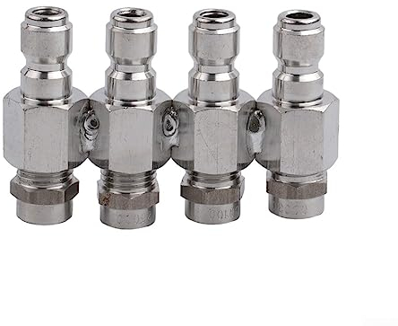 DAZZLEEX Pressure Washer Nozzle With 4 Way J-Rod Tip Holder Downstream Nozzle Kit For Soft Wash 1/4 Inch Quick Connect