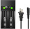BWIETE 18650 Battery Charger for Li-ion Battery 18650 26650 21700 20700 18490 17670 17500 16340 14500 18500 18350 (2Ba'y)