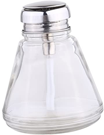Ipetboom Garrafas 1 Pc Botellas de Agua de Vidrio dispensador de jabón de Cocina Clavo Alcohol dispensador de jabón de Manos Botella de Botella limpiadora Tipo de Empuje