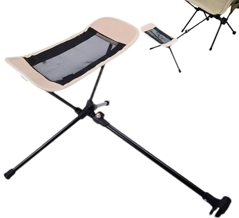 Fußstütze für Campingstuhl, Angelhocker, Outdoor-Fußstütze, Campingstuhl-Fußstütze, faltbare Fußstütze für Füße, Outdoor-Fußhocker, verstellbar