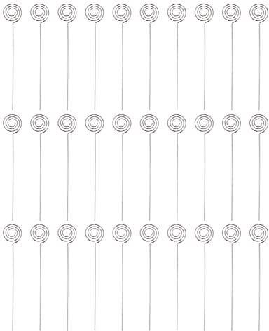 DOITOOL 30Stücke Draht Clips Tischkartenhalter für Fotos Memo Karten für Hochzeiten Geburtstagsfeiern und Veranstaltungen Robuste und Langlebige Clips