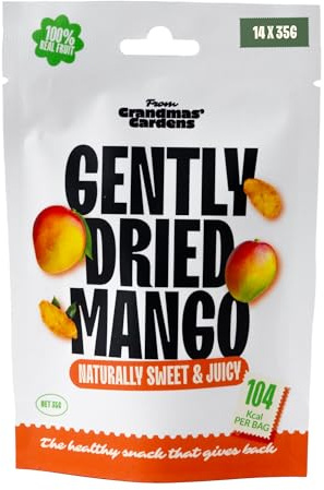 Dried Mango From Grandmas Gardens | 100% Natural | 14x35g