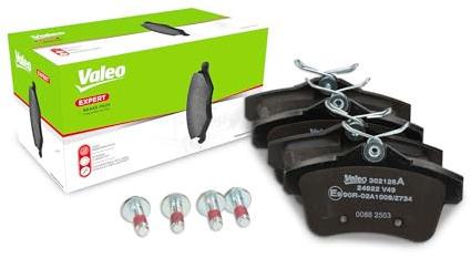 Valeo Jeu de 4 Plaquettes de Frein Expert 302126A, Essieu Arrière